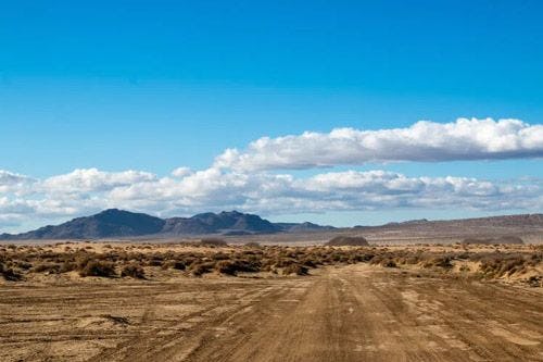 Indio desert landscape