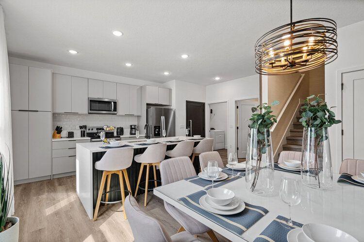 Doppio Westside Townhomes, open plan interior, Top Villas