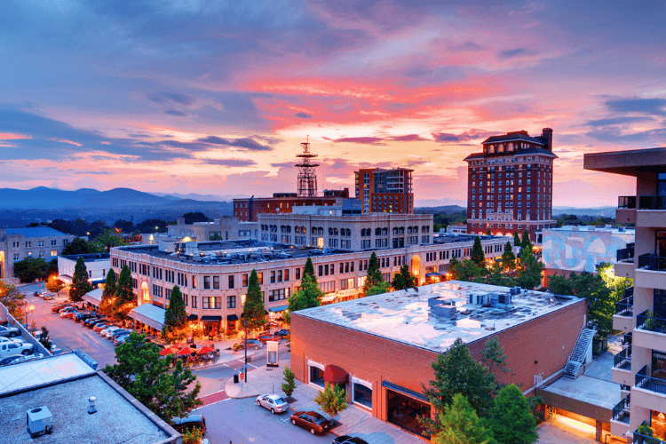 downtown Asheville