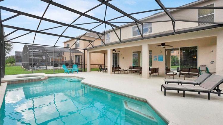 Emerald Island Resort rentals with pools Emerald Island 133 villa with covered indoor pool