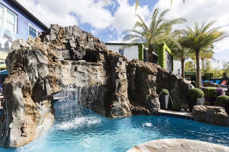 Fantasy Island Resort 1 vacation rental with waterfall