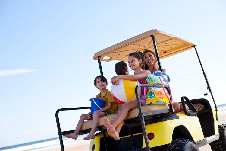 Florida beach resorts, family buggy rental, Top Villas