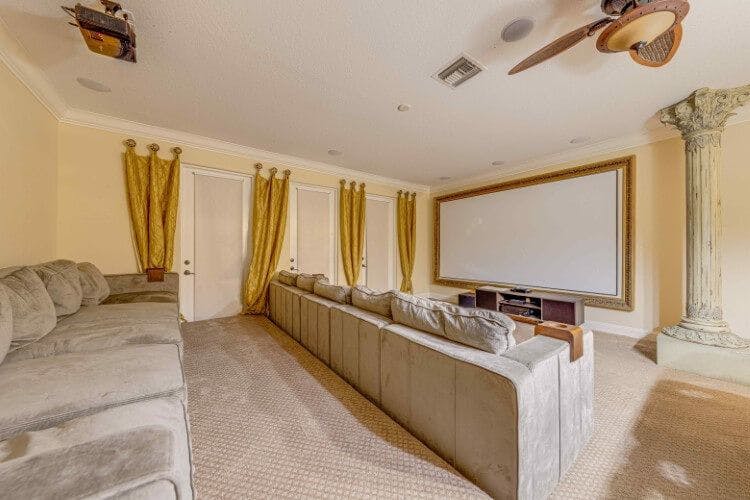 Formosa Gardens 1 vacation rental home theater room