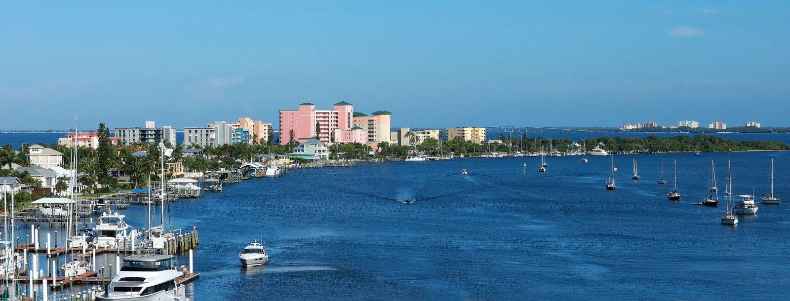 Fort Myers skyline by the sea