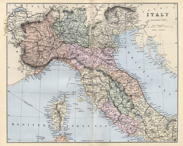 Map of Italy