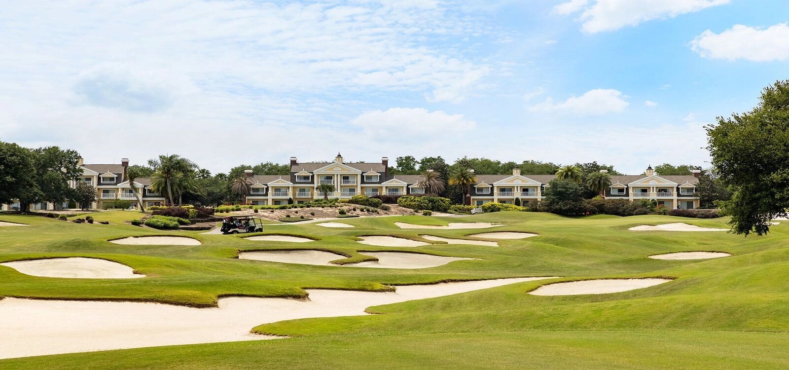 Getting to Reunion Resort, golf fairways, Top Villas