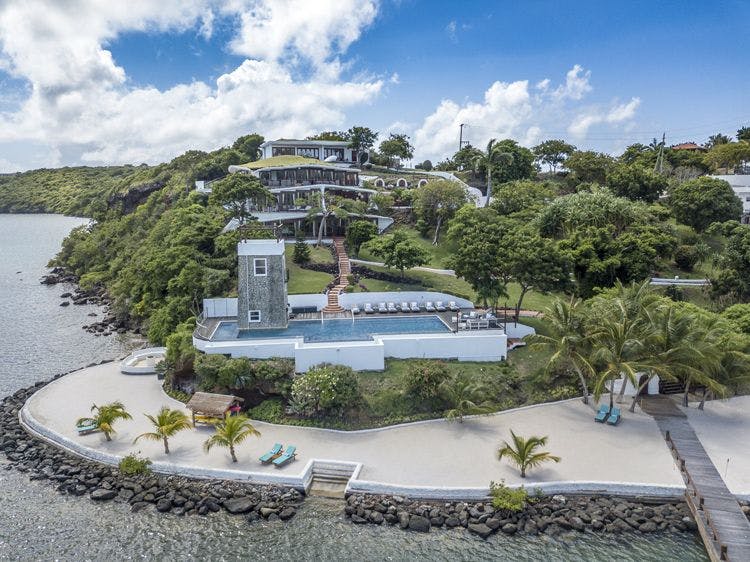 Grand Grenada beach house rentals - The Main House grand villa by the sea