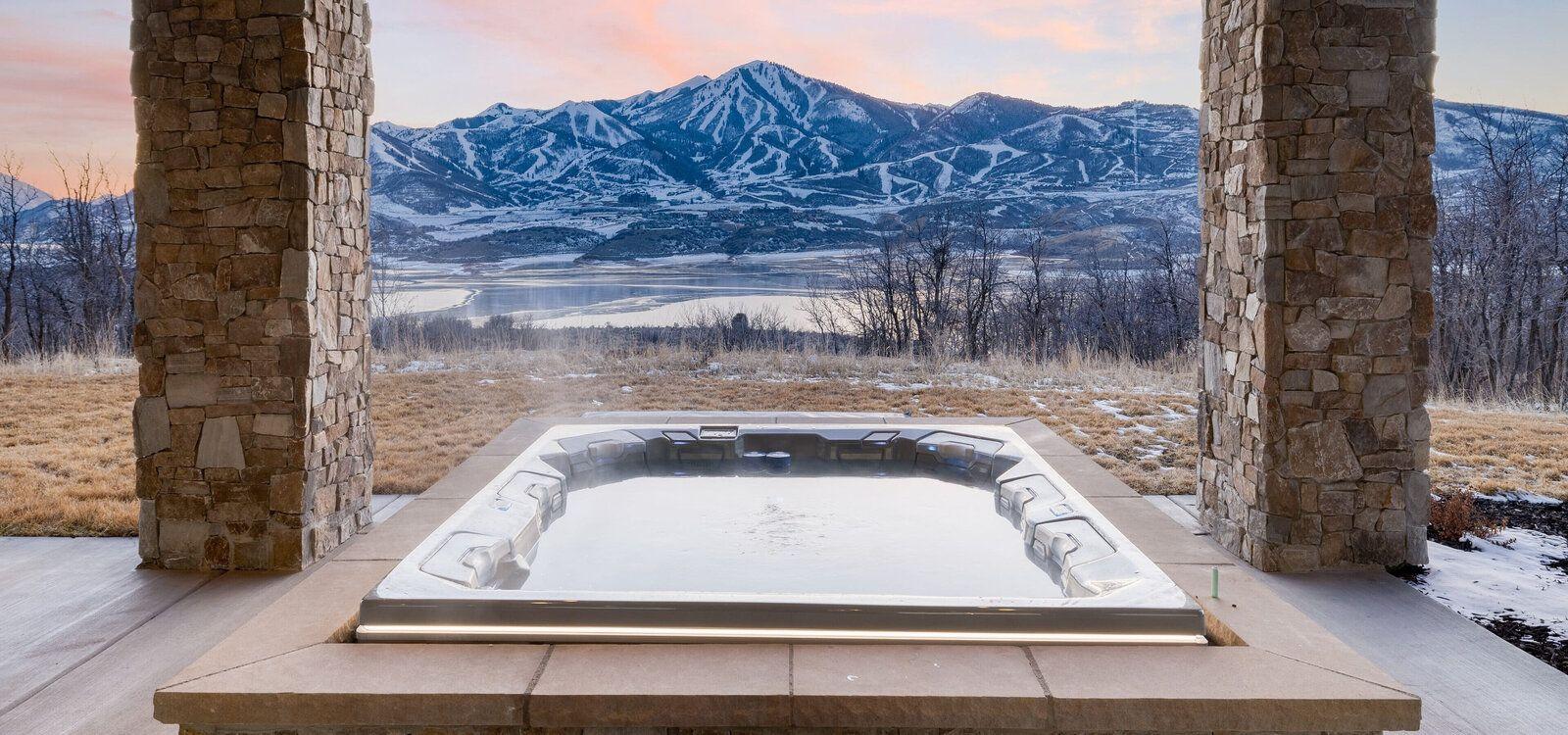 Park city rentals with private hot tub, Hideout 1, Top Villas