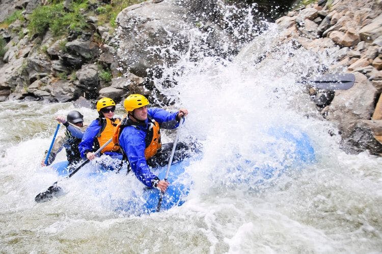 Whitewater rafting in the Taos Ski valley