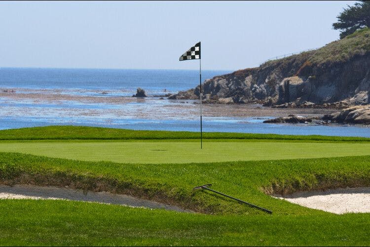 A scenic golf course in Monterey