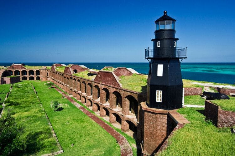 View of the Dry Tortugas National Park