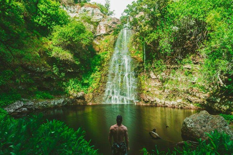 Things to do in Kailua, Hawaii waterfall