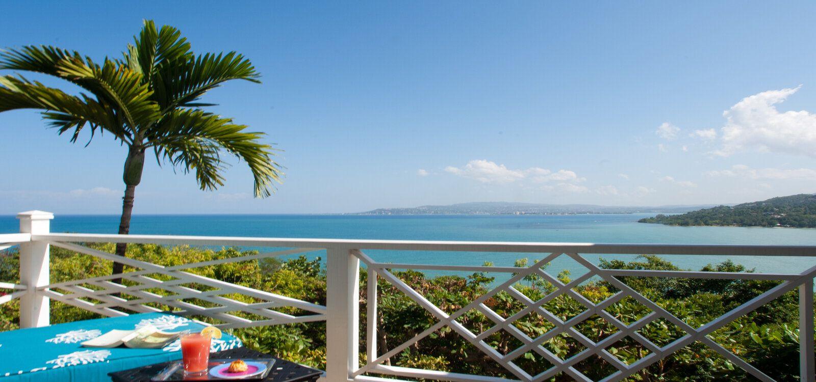 Jamaica cottages, view from Windsong cottage, Top Villas