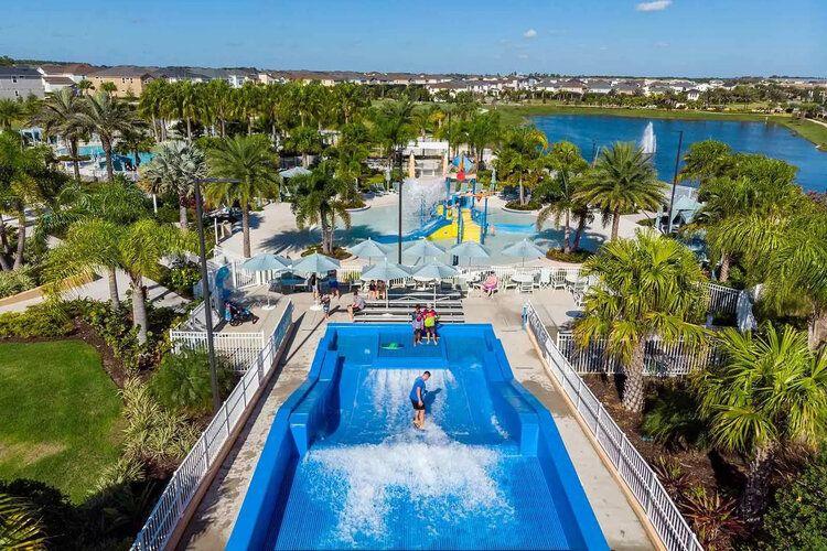 Kissimmee Resorts, Solara Resort surf simulator, Top Villas