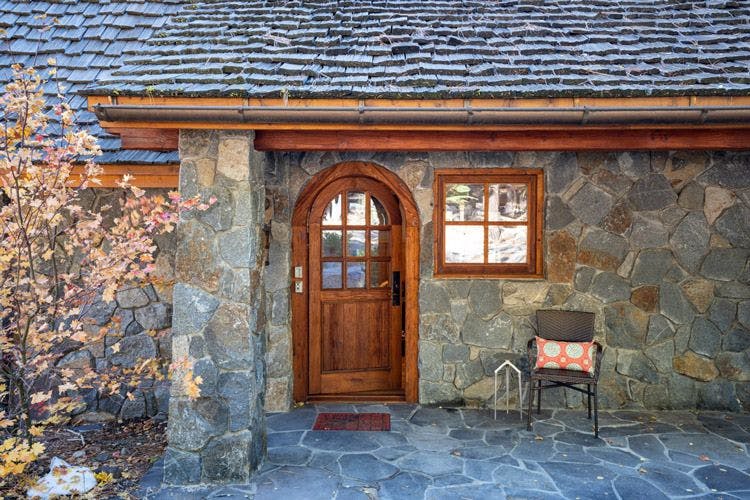 Lake Tahoe 37 small cabin front door