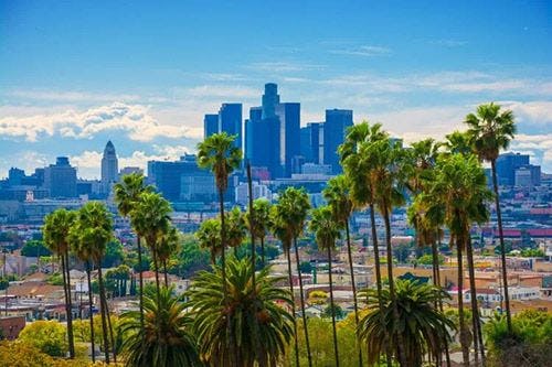 Los Angeles downtown skyline