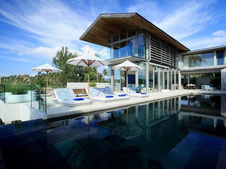 Luxury beach in villas in Phuket - Phang Nga 4410 luxury villa with large pool