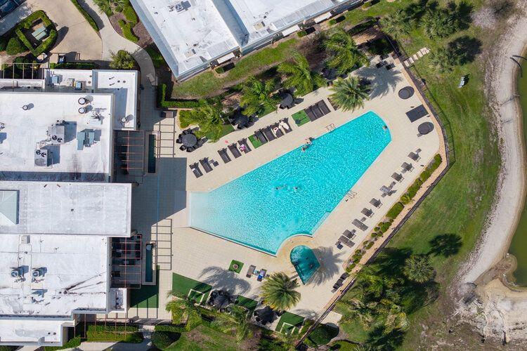 Magic Village Yards, resort aerial pool, Top Villas