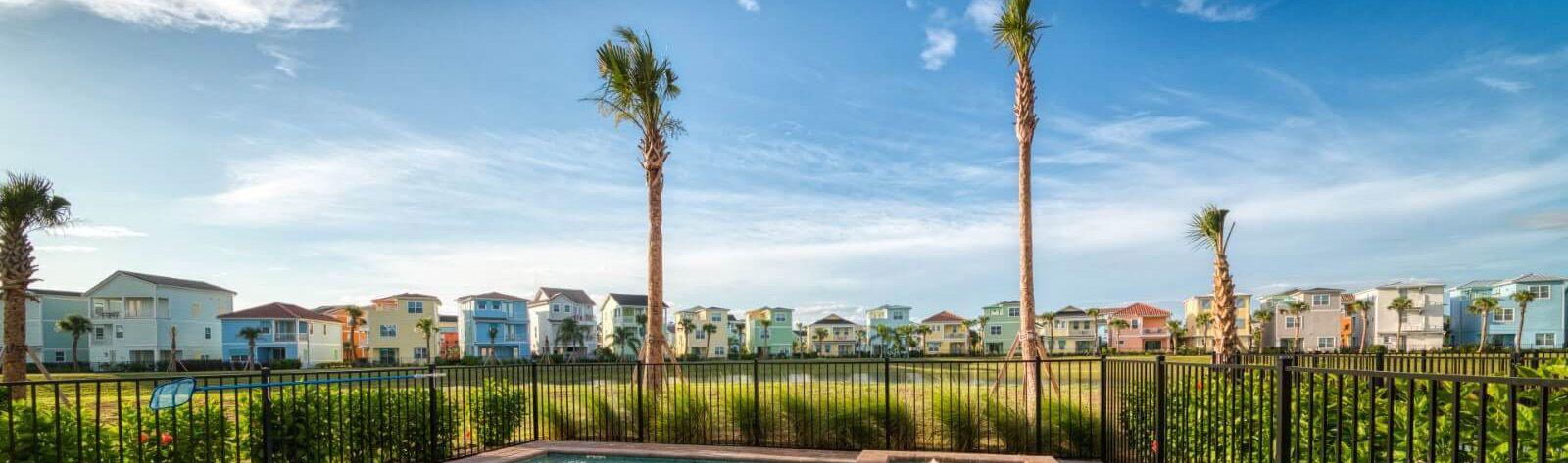 Margaritaville Resort view of cottages
