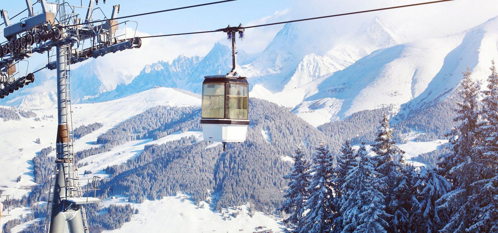 Megeve 3 Bedroom Condos, ski slopes, cable car, Top Villas