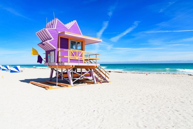 Miami holidays, beach in summer, Top Villas