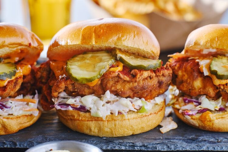 Nashville hot chicken sandwich