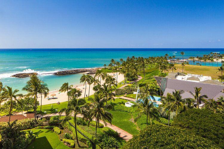 Oahu condos on the beah, resort view, Top Villas