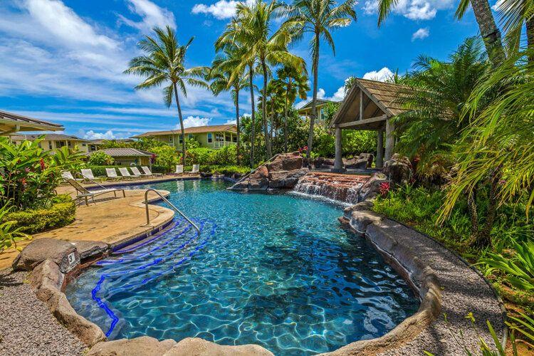 Princeville 14, Princeville vacation rentals with pool access, Top Villas