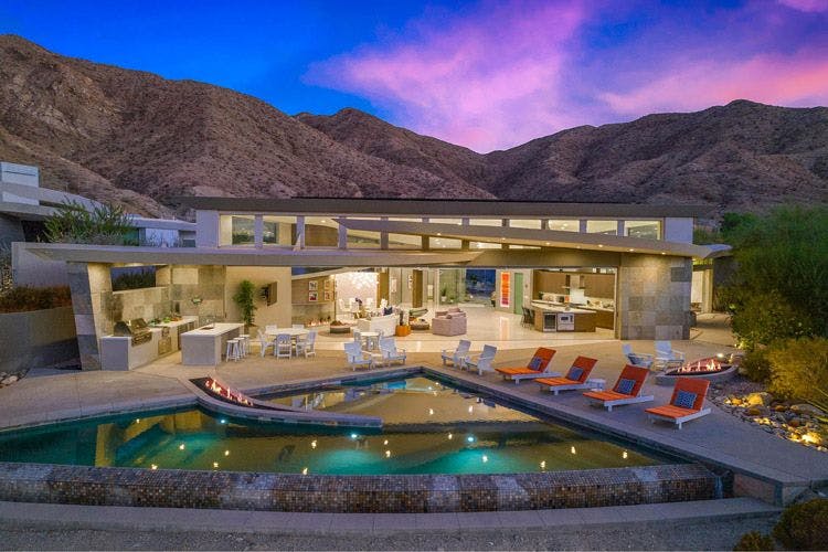 Rancho Mirage 9 vacation rental with desert backdrop