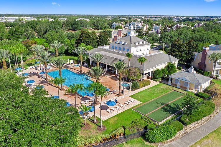 Reunion Resort amenities, Seven Eagles pool, Top Villas