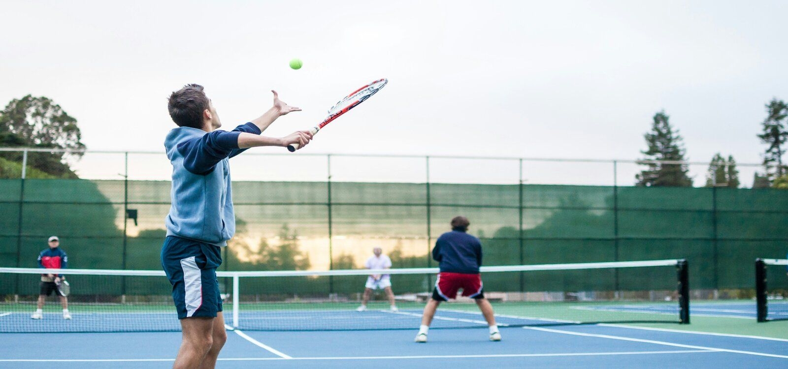 Reunion Resort tennis and pickleball center, players, Top Villas