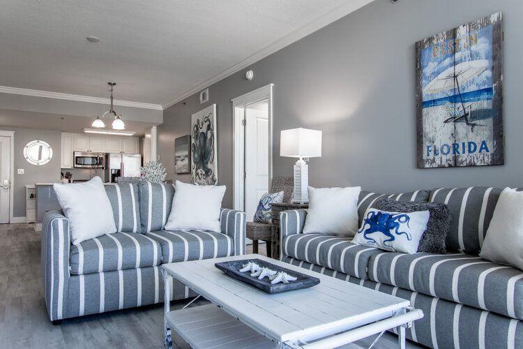 Open concept living room of Okaloosa Island 6