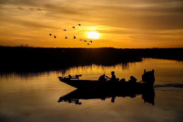 Beautiful places to visit in Florida, sunset over the Everglades