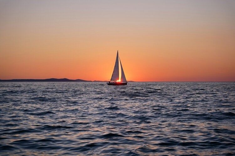 Sailing holidays Croatia, sunset, Top Villas