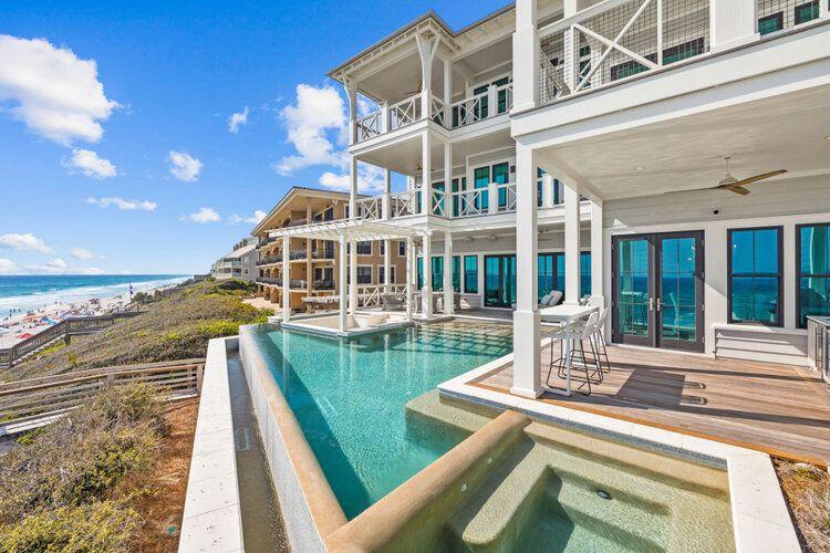 Seacrest vacation rentals, Seacrest 14 pool view, Top Villas