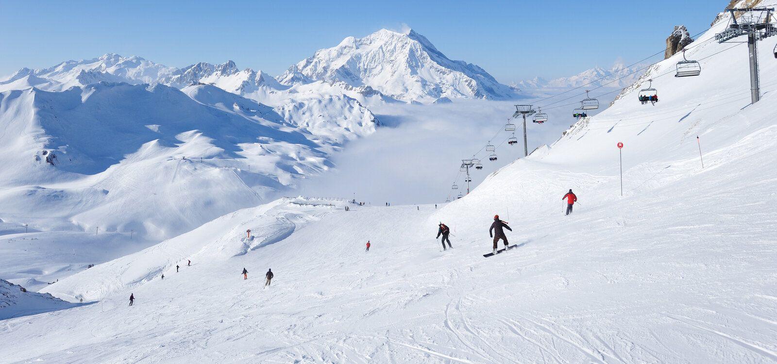 Ski in ski out chalets, Val d'Isere ski slopes, Top Villas