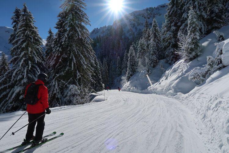 Steamboat springs Colorado ski slopes