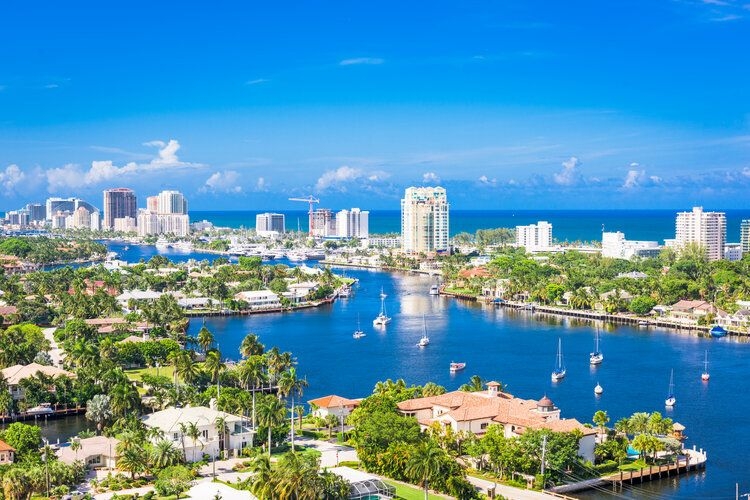 South Florida vacation rentals, waterways in Fort Lauderdale