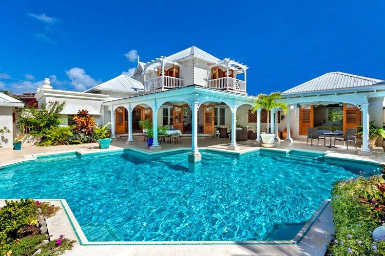 Rock Ridge villa in St Peter Barbados with large pool