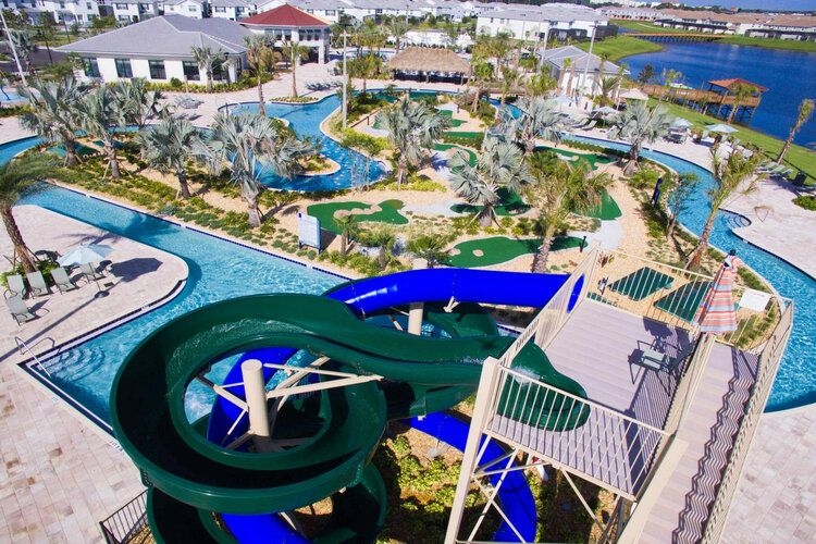 Storey Lake homes for sale, resort amenities, slide, Top Villas