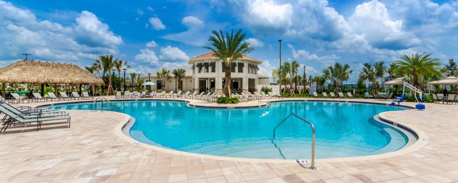 Storey Lake Resort pool and clubhouse