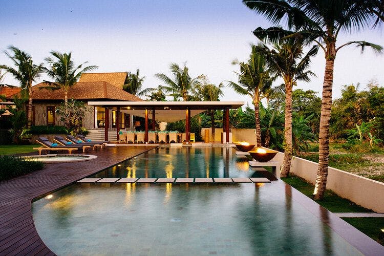 Bali villa with pool and games room