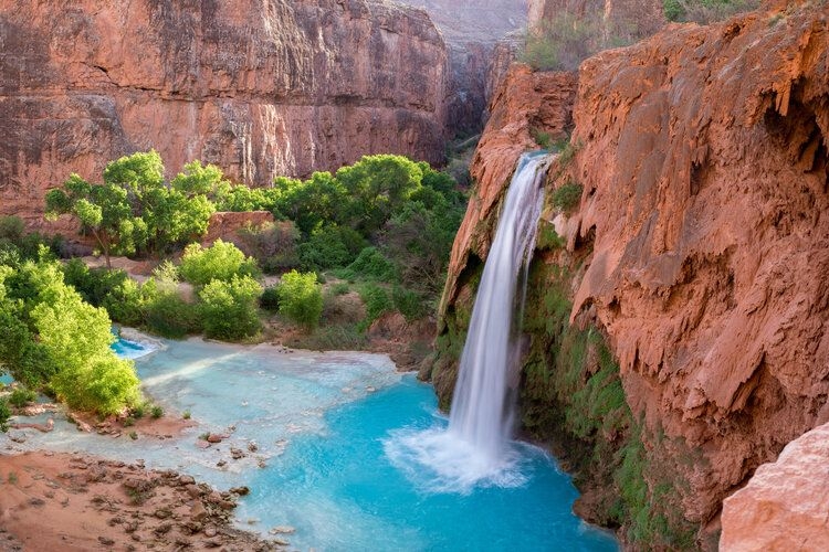 The best time to visit Arizona, Havasu Falls, desert hike and swim, Top Villas