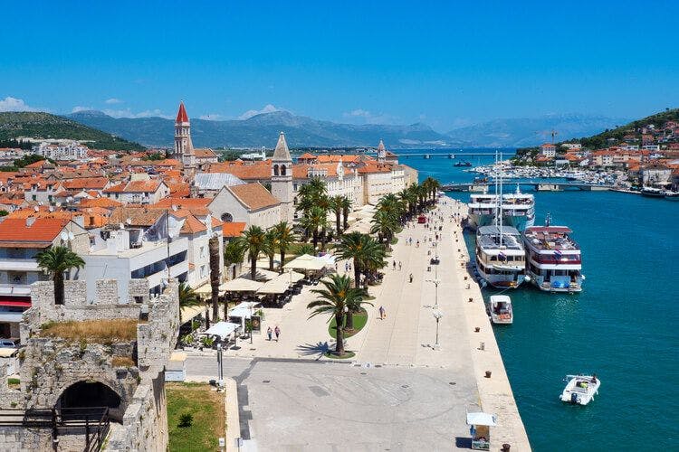 View of Trogir Old Town in Croatia
