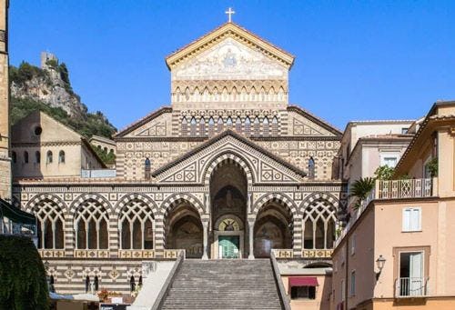 An ornate church in Amalfi