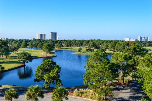 Golf course in Destin Florida
