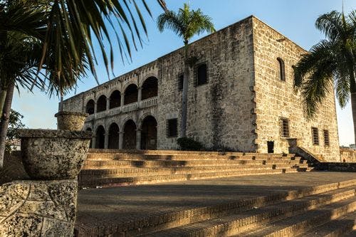 Old colonial fortress in Santo Domingo