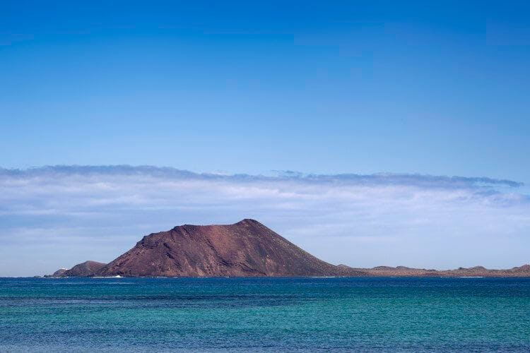 A view of Isla Dos Lobos in Fuerteventura