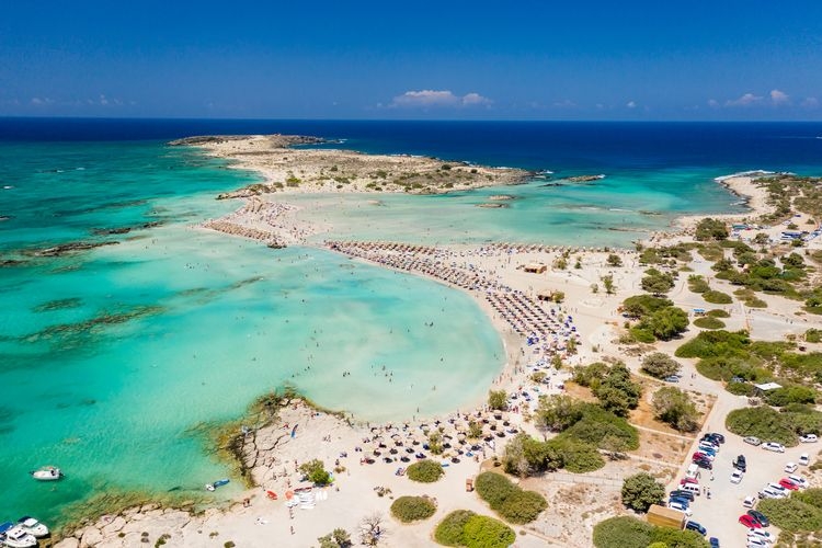 Things to do in Greece, Elafonissi Beach scenery