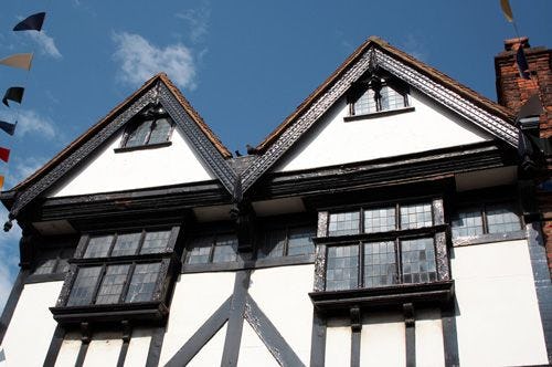 Elizabethan beamed house in Rochester